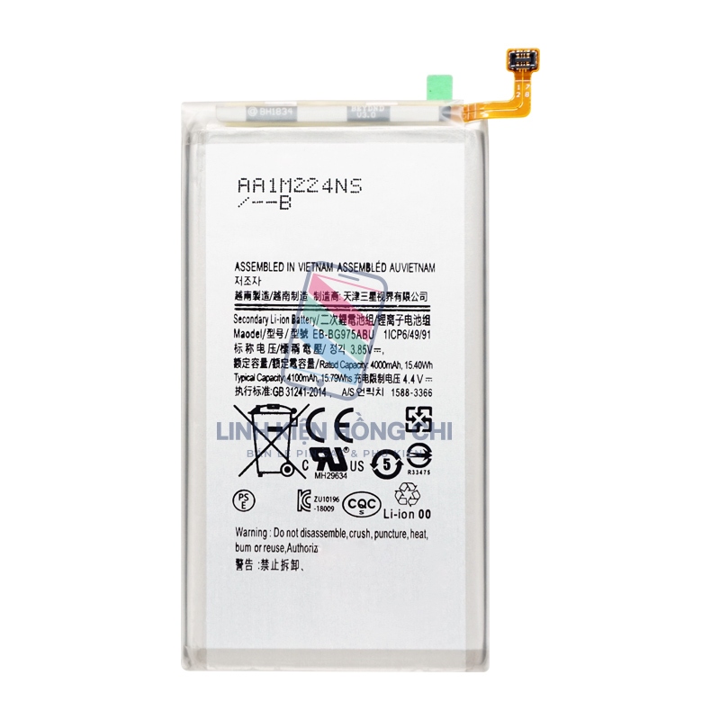 Pin điện thoại Galaxy S10 Plus S10+ G975F SM-G975F 4100mAh Zin