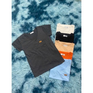Áo thun cổ tim nữ _ combo 3 áo 1xxk