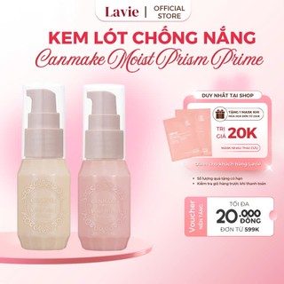  Kem lót chống nắng dưỡng ẩm căng bóng Canmake Moist Prism Prime SPF28 PA++ 