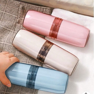 Cốc Du Lịch 2in1 Đựng Bàn Chải Đánh Răng Nhỏ Gọn Tiện Lợi