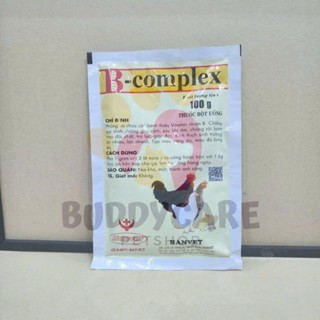 🐔 B-COMPLEX HANVET 100G – Bổ Sung Vitamin Nhóm B Cho Gà, Vịt, Chim, Heo, Bê, Dê... 🐣