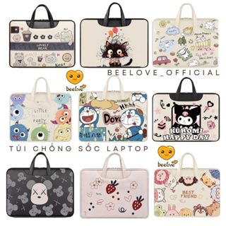 Túi chống sốc đựng laptop, macbook da cao cấp chống nước 13.3/14/15.6 inch - Bao laptop có quai xách