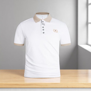  Áo Polo Nam Basic Mềm Mát K7 Áo Thun Nam Trung Niên Thêu chữ K Vải Cotton CVC 