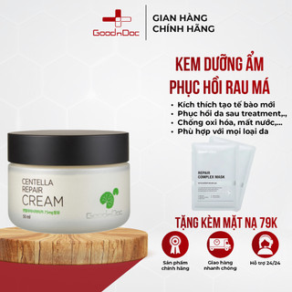  Kem Dưỡng Rau má Goodndoc 50ml - Dưỡng ẩm phục hồi da GoodnDoc Centella 
