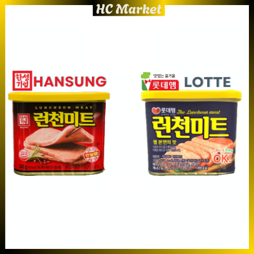 [GIÁ TỐT] Thịt hộp Hansung / Lotte Lucheon meat Hàn Quốc 340g