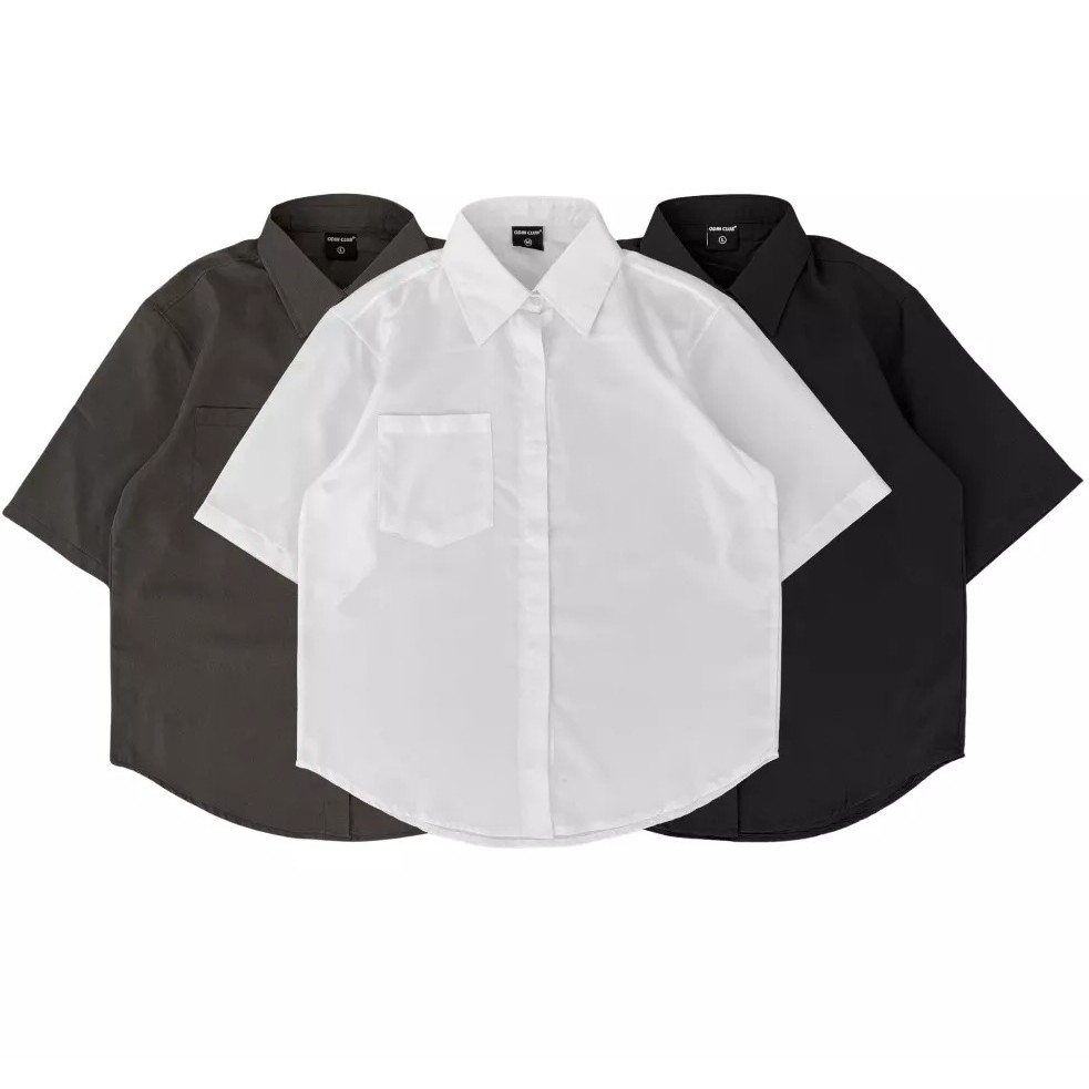 Áo sơ mi O.D.I.N cộc tay Original, Áo sơmi nam ngắn tay form rộng