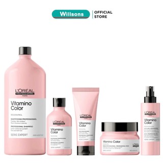  Bộ Dầu gội xả dầu hấp xịt dưỡng phục hồi giữ màu tóc nhuộm L'Oréal - Loreal Vitamino Color 