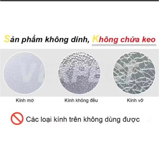 Decal mờ dán kính 3d không keo K35