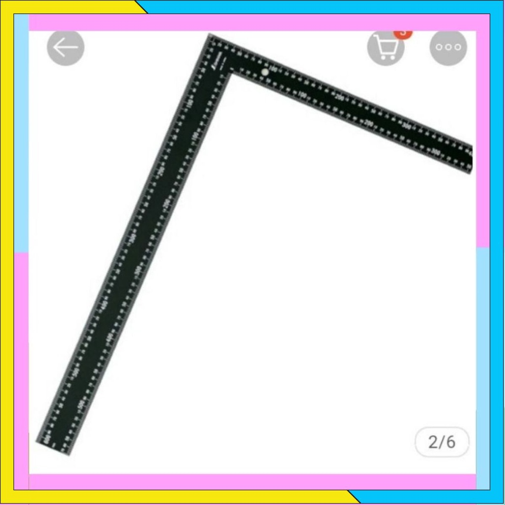 Thước eke vuông đo góc 30cm ,45cm , 60cm