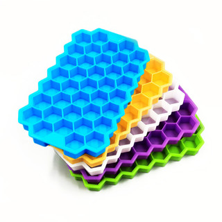  Khay đá tổ ong silicon 37 viên khuôn làm đá viên làm thạch rau câu bền bỉ 