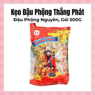  Kẹo Đậu Phộng Nguyên + Đậu Bơ + Vị cà phê + Thập Cẩm Thần Tài Thắng Phát gói công ty 500G - Date luôn mới 
