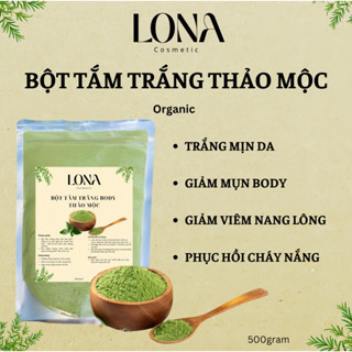 [100gram] Bột tắm trắng thảo mộc  Lona Cosmetic giúp trắng mịn, mướt, giảm mụn, giảm cháy nắng.