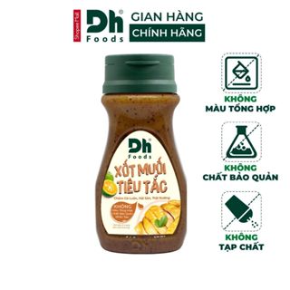 Xốt muối tiêu tắc Dh Foods gia vị chấm gà luộc, thịt nướng, hải sản tuyệt ngon lọ 120 gr