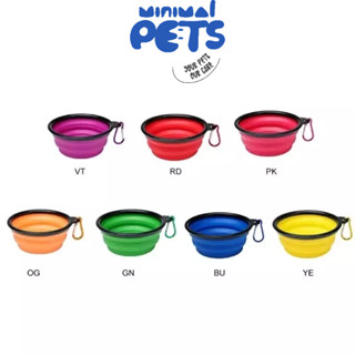 Bát Ăn Gấp Gọn Đi Du Lịch Cho Thú Cưng - Bát Ăn Tiện Dụng Cho Chó Mèo - MINIMAL Pet