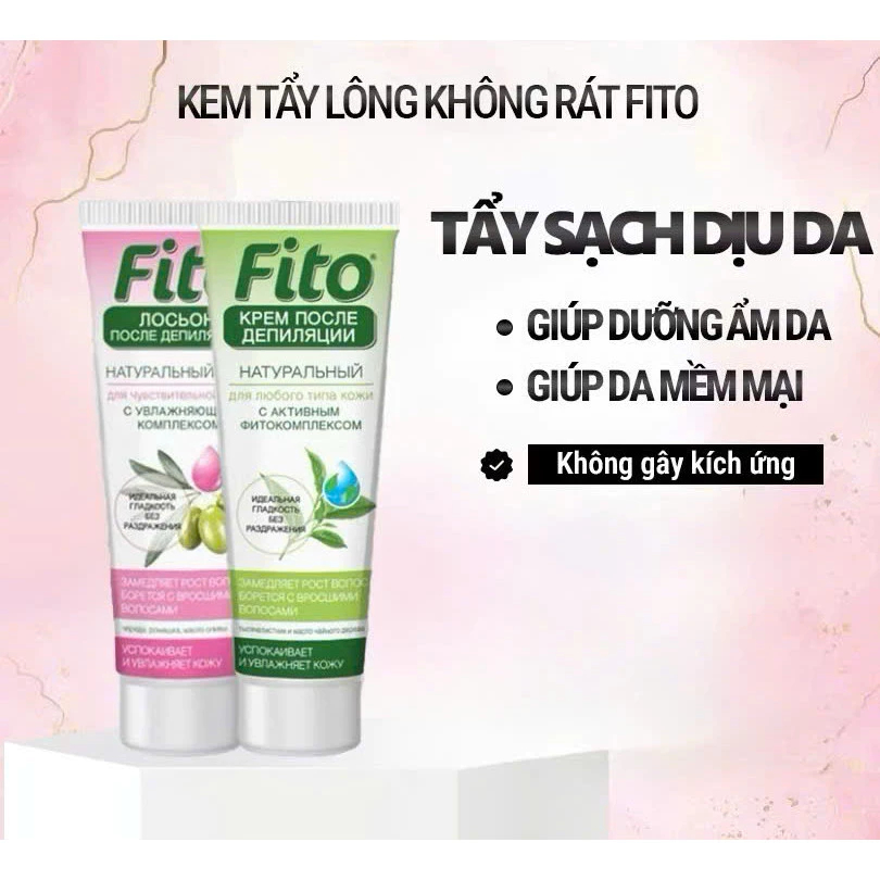 Kem Tẩy Lông Fito Nga 100ml Làm Sạch Dịu Nhẹ Từ Lô Hội Và Dầu Hoa Oải Hương | BigBuy360 - bigbuy360.vn