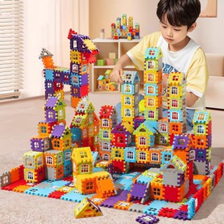 Đồ chơi xếp hình sáng tạo lắp ghép khối xây dựng cho bé - Đồ chơi lắp ráp ghép hình kiến trúc