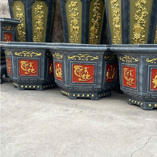 Khuôn chậu lục giác 45cm hàng Việt khuôn dày dặn,mẫu hoa văn đa dạng