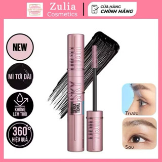 Mascara Maybelline Sky High Chuốt Mi Tơi Dài Mi Lash Sensational Maybelline New York Waterproof 6ml