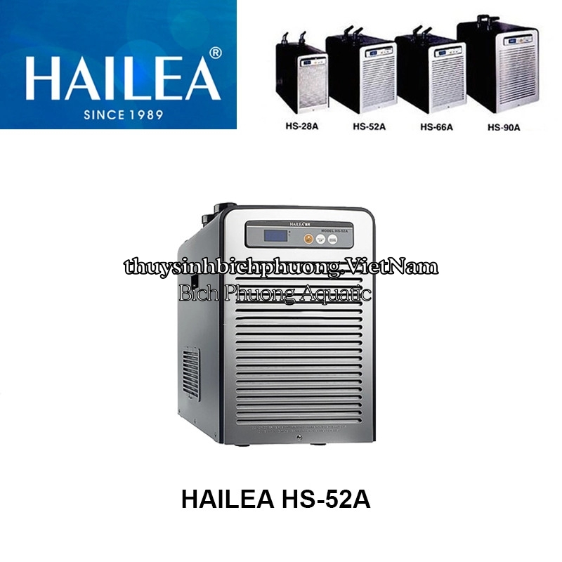 CHILLER HS 52A HAILEA MÁY ĐIỀU HÒA NHIỆT ĐỘ NƯỚC LÀM LẠNH CHUYÊN DỤNG CHO HỒ CÁ BIỂN VÀ NƯỚC NGỌT