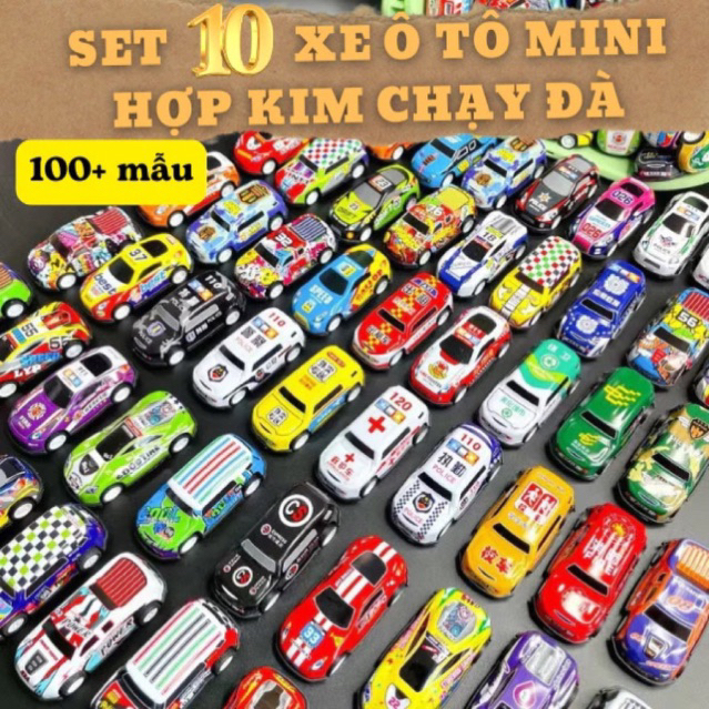 Compo 30/50/80 Xe Ô Tô Đồ Chơi  Hợp Kim  Hàng Loại 1, Nhiều Màu Mẫu-Siêu Bền – Quà Tặng cho bé