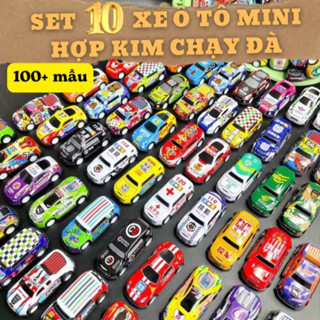 Compo 100 Xe Ô Tô Đồ Chơi  Hợp Kim  Hàng Loại 1, Nhiều Màu Mẫu-Siêu Bền – Quà Tặng cho bé