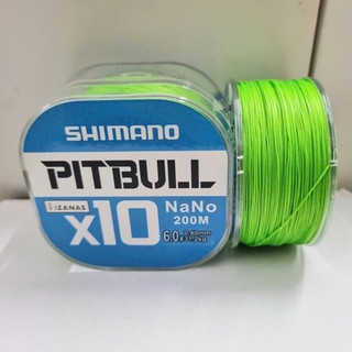 ( Hiệu quả) Dây dù lure 200m shimanoo pitpull x10 dây câu cá siêu mịn
