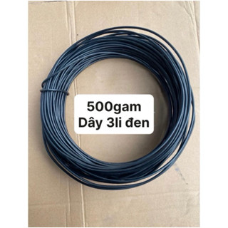 Dây nhôm Đen uốn cây 3li ( cuộn 500gram)