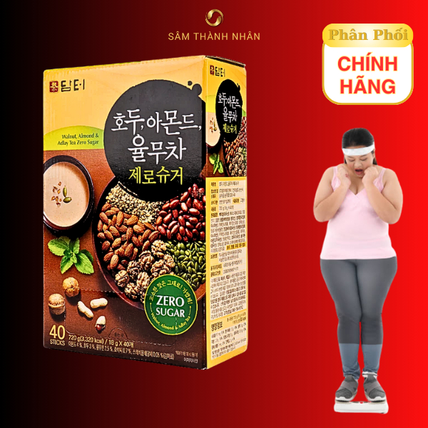 Bột Ngũ Cốc Dinh Dưỡng 5 Loại Hạt Không Đường Hàn Quốc Damtuh Hộp 40 Gói x 720g