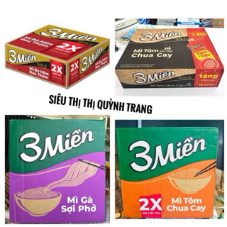  Thùng 30 gói x 75g Mì Tôm 3 Miền ... 