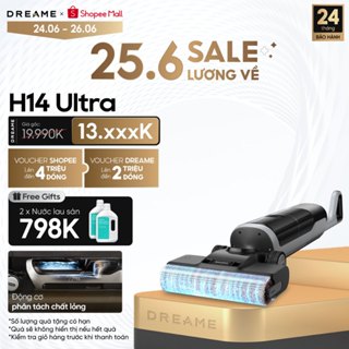 Máy lau sàn hút bụi cầm tay không dây thông minh Dreame H14 Ultra- Bản quốc tế - Bảo hành 24 tháng