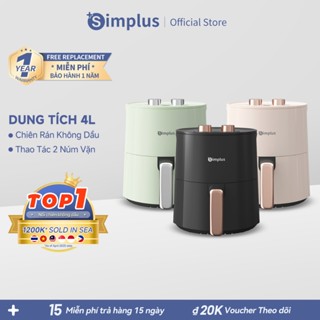Simplus Nồi Chiên Không Dầu Dung Tích 4L KQZG007 - Bảo Hành 1 Năm 1 Đổi 1