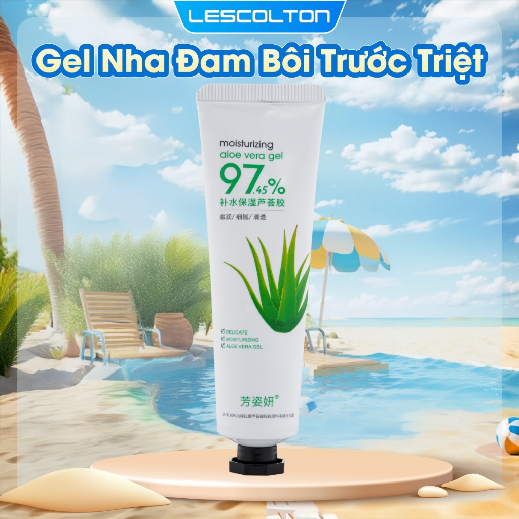 [QUÀ TẶNG] Gel Nha Đam 98% Tươi Mát - Dưỡng Ẩm, Trắng Da Tự Nhiên & Mềm Mịn Toàn Thân