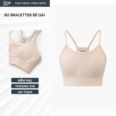 Áo bra bé gái không đường may seamless seamless co giãn tối ưu thỏa mái vận động - ONOFF 11IU24S171