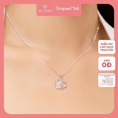 Mặt Dây Chuyền Bạc 925 Họa Tiết 12 Con Giáp - Thìn MDZ067 Huy Thanh Jewelry