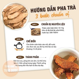 Thiên niên kiện 100g, thái lát mỏng, khô, thơm, trà thiên niên kiện - Tổng Kho Sỉ Thảo Dược