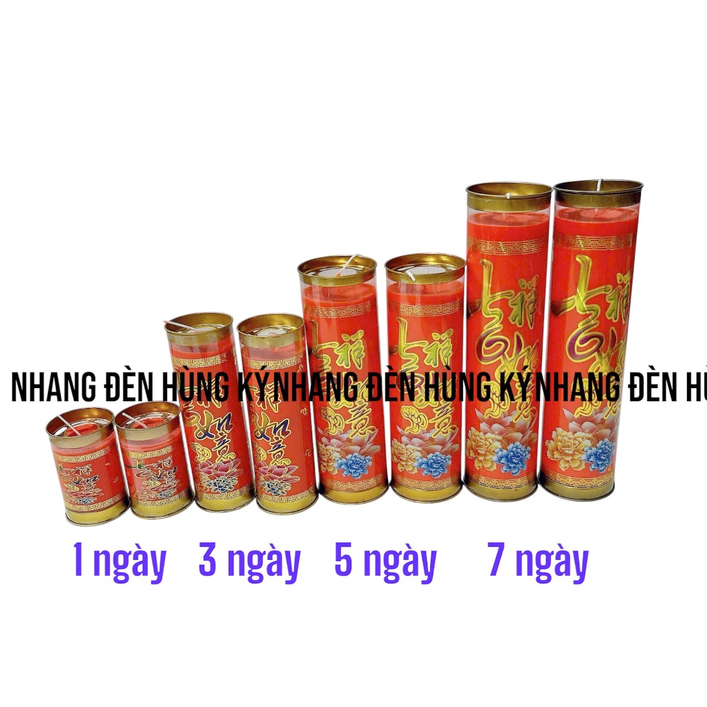 Đèn cầy sáp bơ cao cấp Malaysia cháy 1 ngày- 3 ngày- 5ngày- 7 ngày