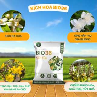 Kích Hoa Bio36 Chuyên Dùng Cho Hoa Và Cây Ăn Quả - Gói 100g