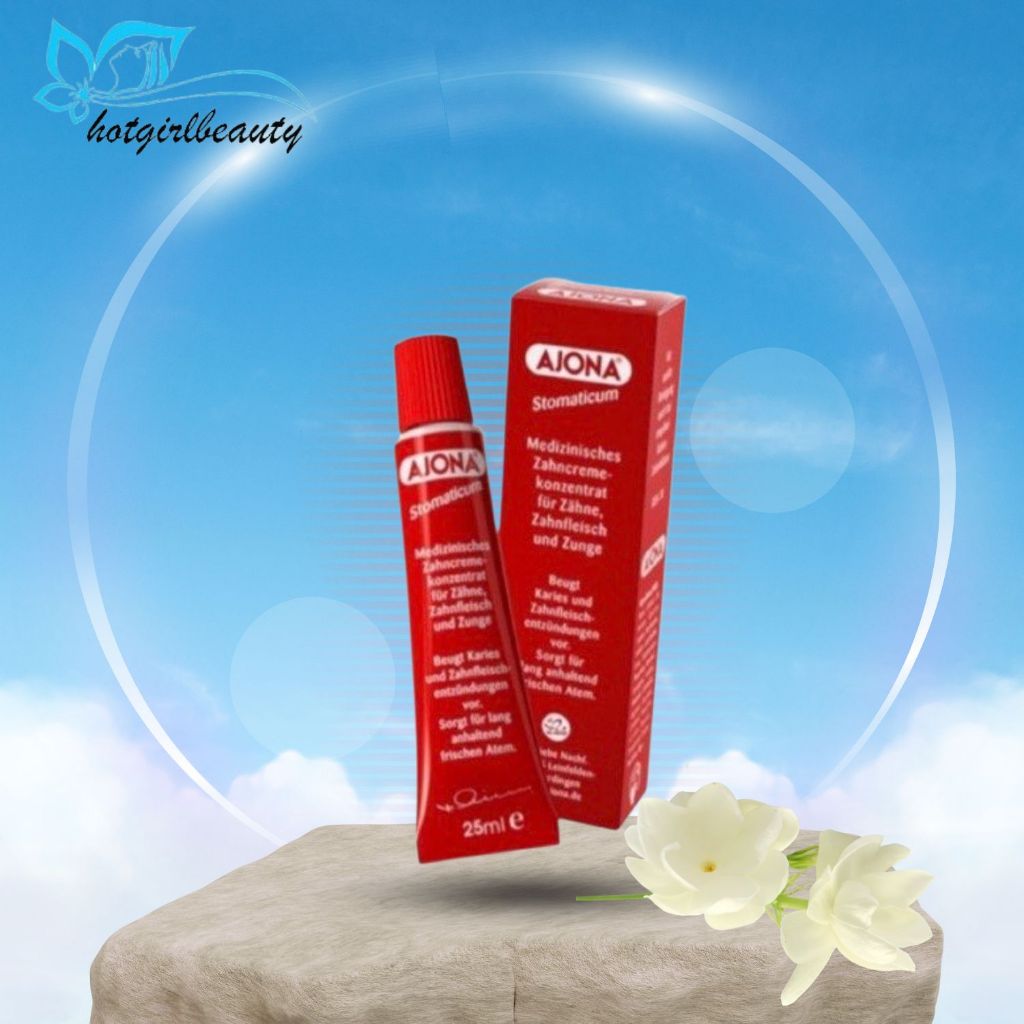 Trắng răng Ajona kem đánh răng cam kết hết hôi miệng trắng răng thơm miệng loại bỏ cao răng ngăn ngừ