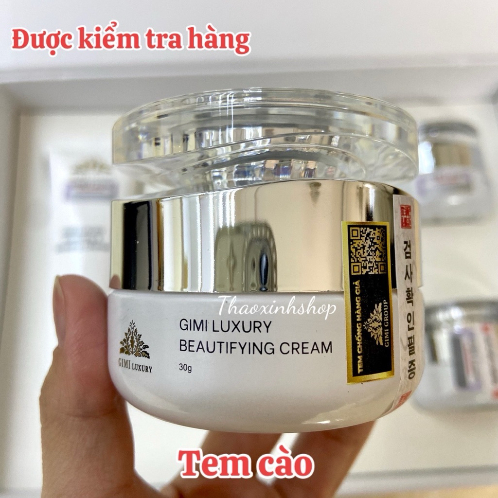 (Chính Hãng) Kem Chống Nắng GiMi Luxury Hàn Quốc (Beautifying Cream 30g) bảo vệ da khỏi tia UV, nâng