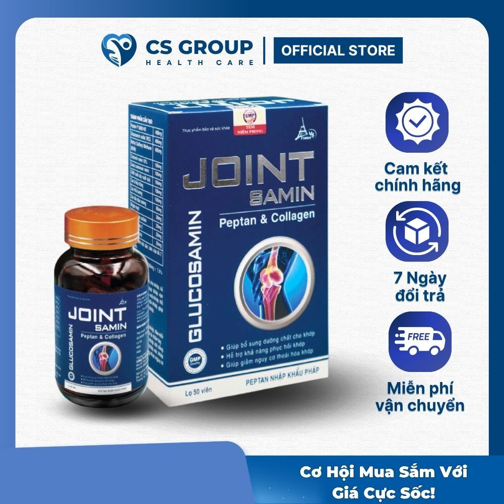 Viên Uống Làm Trơn Ổ Khớp Giảm Đau Nhức Xương Khớp Giúp Khớp Hoạt Động Linh Hoạt JOINT SAMIN HCS - L