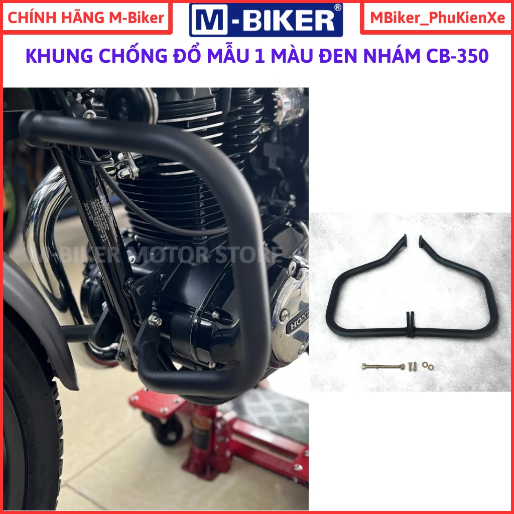 Chống đổ CB350, khung chống đổ CB350, ốp gầm CB350, phụ kiện chính hãng mbiker