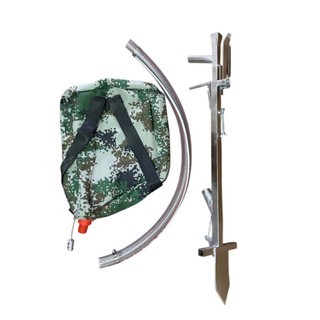 Xẻng bón phân TỰ LẤP INOX-(Loại 1 tay cầm) - GIEO HẠT (2 TRONG 1), lượng phân ĐIỀU CHỈNH tùy ý