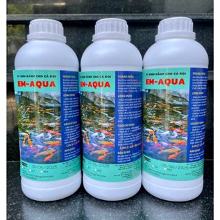 Sản phẩm vi sinh EM - Chế Phẩm Sinh Học Xử Lý Nước Hồ Cá Koi chai 1 lít làm trong nước, ngừa tảo, khử mùi, ổn định nước