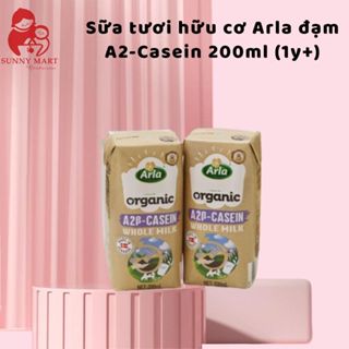 Sữa tươi hữu cơ Arla đạm A2-Casein - nguyên kem - dâu - chocolate  200ml (1y+) - 4.2026
