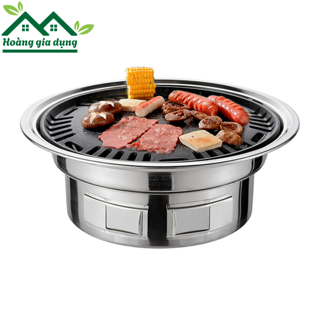 Bếp nướng than hoa âm bàn inox chuyên dụng cho nhà hàng và gia đình siêu tiện lợi