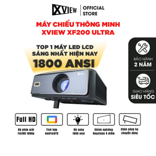 Máy chiếu thông minh Xview XF200 Ultra - Máy chiếu LED LCD sáng nhất hiện nay - Độ nét Full HD - Độ sáng 1800 ansi