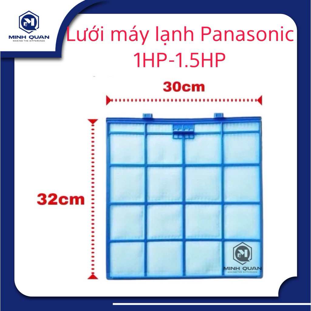 Lưới lọc bụi máy lạnh điều hoà Panasonic 1HP-1.5HP - Lưới điều hoà Panasonic 1HP-1.5HP
