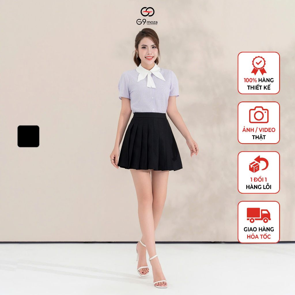 Chân váy GS87  G9moza, chất Thô Hàn  cao cấp, thoáng mát, mềm mịn