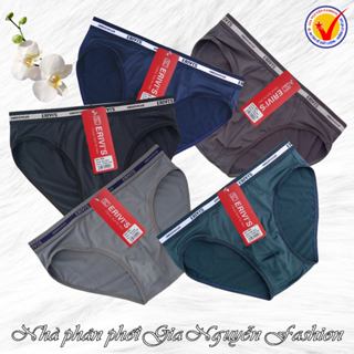 Có Bigsize đến 150kg: Set 5 Quần lót nam, Quần sịp nam thương hiệu Erivis, Thun lạnh 4 chiều, hàng công ty chuẩn đẹp