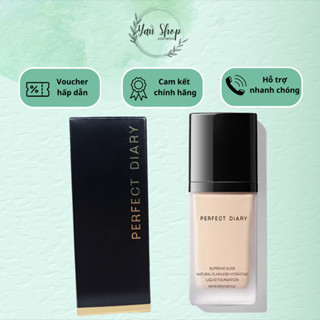 Kem Nền Perfect Diary Dạng Lỏng Tự Nhiên Với Lớp Che Phủ Cao 10 Tông Màu Tuỳ Chọn 30ml